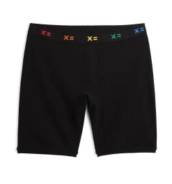 TomboyX 9" Boxer Briefs - Black X= Rainbow Best