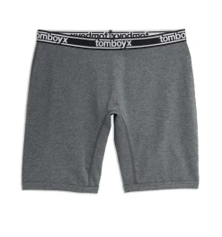 TomboyX 9" Boxer Briefs - Charcoal Logo Hot