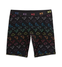 TomboyX 9" Boxer Briefs - Rainbow DinoByte Fashion