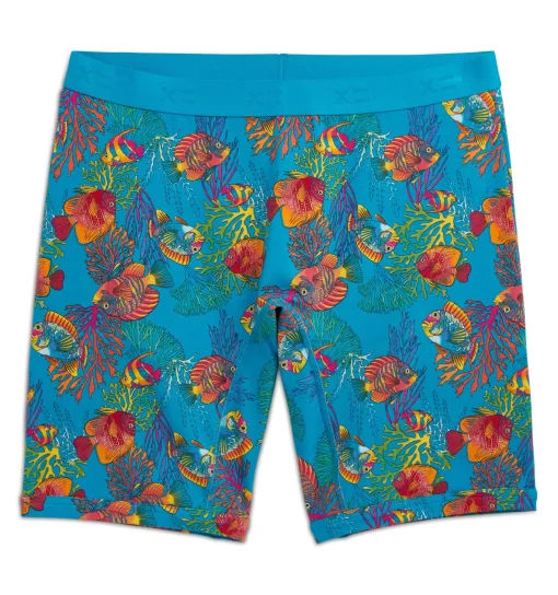 TomboyX 9" Boxer Briefs - Rainbow Fish Discount