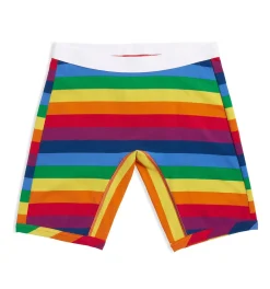 TomboyX 9" Boxer Briefs - Rainbow Pride Stripes Sale