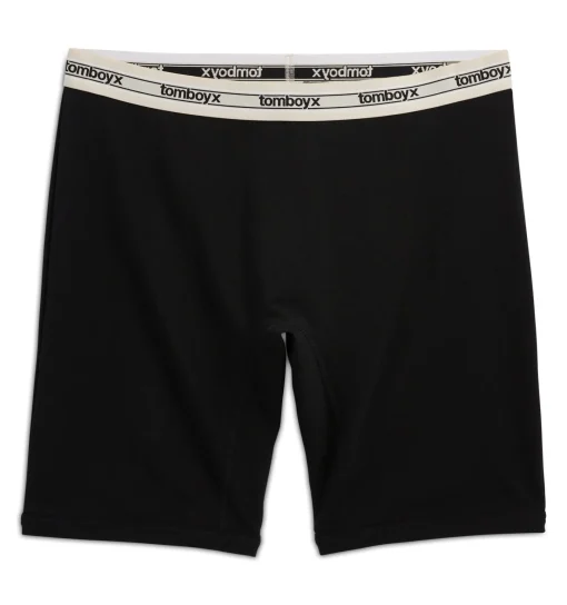 TomboyX 9" Boxer Briefs - Retro Black New