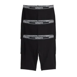 TomboyX 9" Boxer Briefs 3-Pack - Cotton Black Logo New