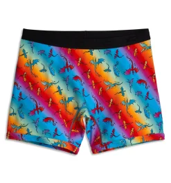 TomboyX 6" Boxer Briefs 3-Pack - Pride Rainbow Dragon New