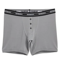 TomboyX 6" Fly Boxer Briefs - TENCEL™ Modal Ultimate Gray TENCEL™Modal Ultimate Gray Discount