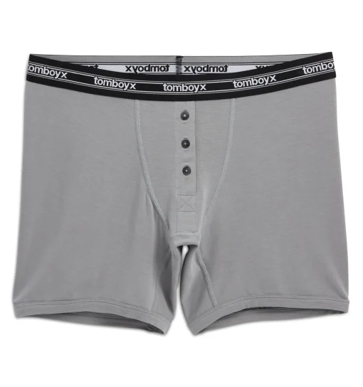 TomboyX 6" Fly Boxer Briefs - TENCEL™ Modal Ultimate Gray TENCEL™Modal Ultimate Gray Discount