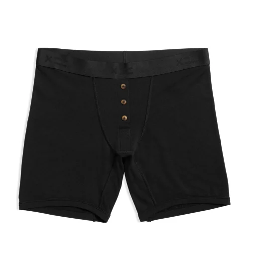 TomboyX 6" Fly Boxer Briefs - TENCEL™ Modal Black Outlet