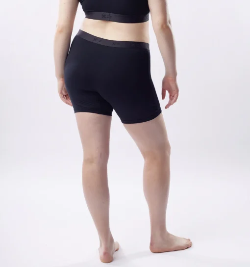 TomboyX 6" No Fly Boxer Briefs - Black X= Rainbow Sale