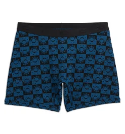 TomboyX 6" No Fly Boxer Briefs - Celestial Check New