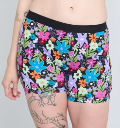 TomboyX 6" No Fly Boxer Briefs - Groovy Garden Sale