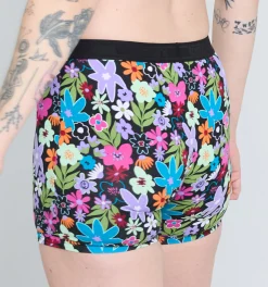 TomboyX 6" No Fly Boxer Briefs - Groovy Garden Sale