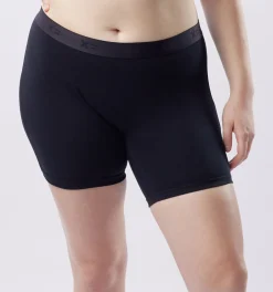 TomboyX 6" No Fly Boxer Briefs - X= Black Hot