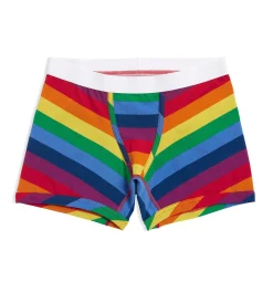 TomboyX 4.5" Trunks - Rainbow Pride Stripes Best