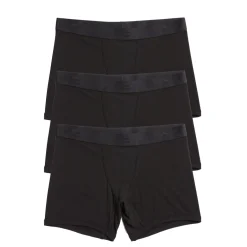 TomboyX 4.5" Trunks 3-Pack - TENCEL™ Modal Black New