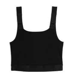 TomboyX Adjustable Compression Top - Black New