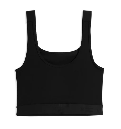 TomboyX Adjustable Compression Top - Black New