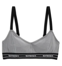 TomboyX Adjustable Triangle Bralette - TENCEL™ Modal Ultimate Gray TENCEL™Modal Ultimate Gray Clearance