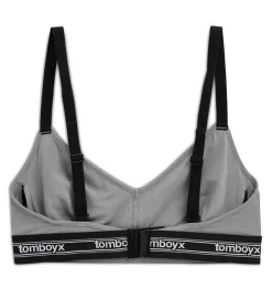 TomboyX Adjustable Triangle Bralette - TENCEL™ Modal Ultimate Gray TENCEL™Modal Ultimate Gray Clearance