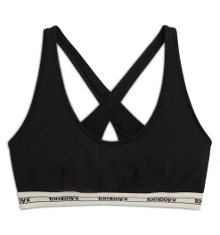 TomboyX All Day Bralette - TENCEL™ Modal Retro Black TENCEL™Modal Retro Black Outlet