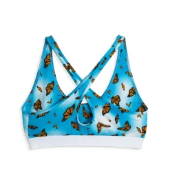 TomboyX All Day Bralette - TENCEL™ Modal Social Butterflies New