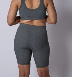 TomboyX Bamboo Rib 9" Boxer Briefs - Heather Gray Discount