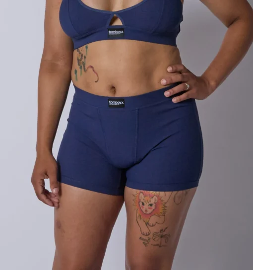 TomboyX Bamboo Rib 4.5" Trunks - Future Dusk Outlet