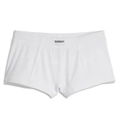 TomboyX Bamboo Rib Boy Shorts - Bright White Best