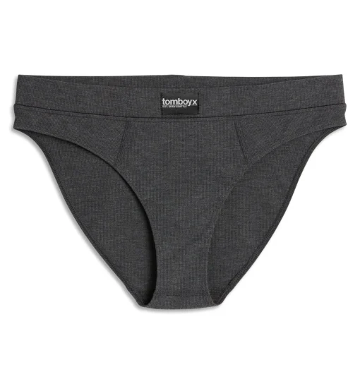 TomboyX Bamboo Rib Cheeky - Heather Gray Online