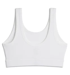TomboyX Bamboo Rib Essentials Soft Bra - Bright White Hot