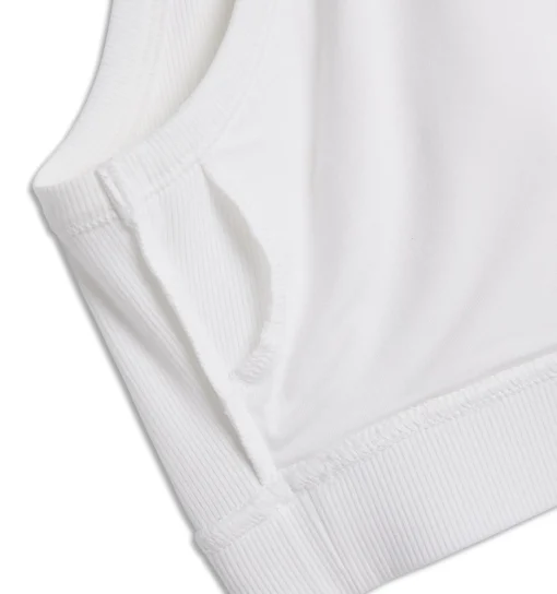 TomboyX Bamboo Rib Essentials Soft Bra - Bright White Hot