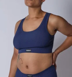 TomboyX Bamboo Rib Essentials Soft Bra - Future Dusk Sale