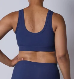 TomboyX Bamboo Rib Essentials Soft Bra - Future Dusk Sale