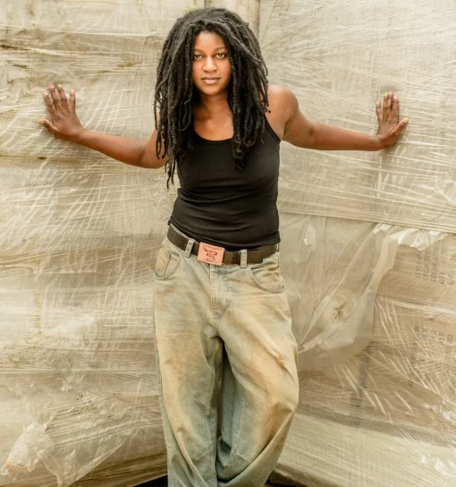 TomboyX Bamboo Rib Power Tank - Black Hot