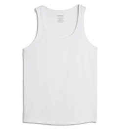 TomboyX Bamboo Rib Power Tank - Bright White Fashion