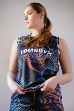 TomboyX Basketball Jersey - Laser Show Fashion