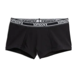 TomboyX Boy Shorts - Black Logo Hot