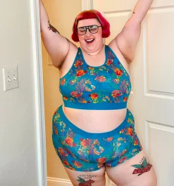 TomboyX Boy Shorts - Rainbow Fish Clearance