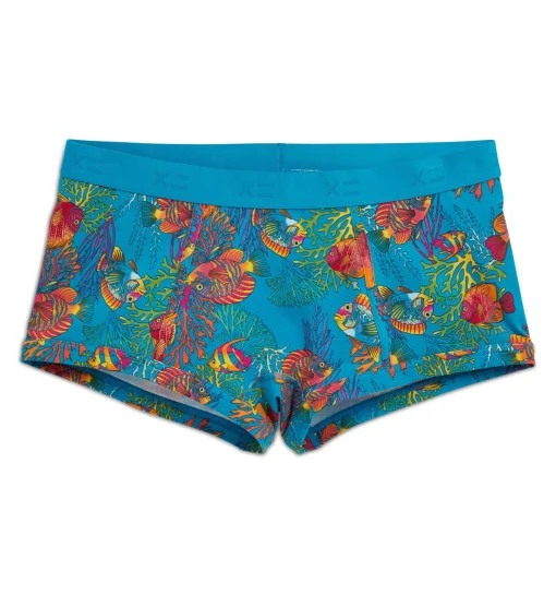 TomboyX Boy Shorts - Rainbow Fish Clearance