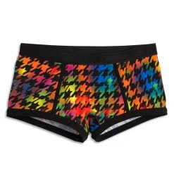 TomboyX Boy Shorts - Rainbow Houndstooth Outlet