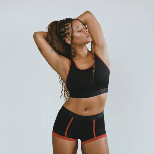 TomboyX Boy Shorts - Red Edge Sale