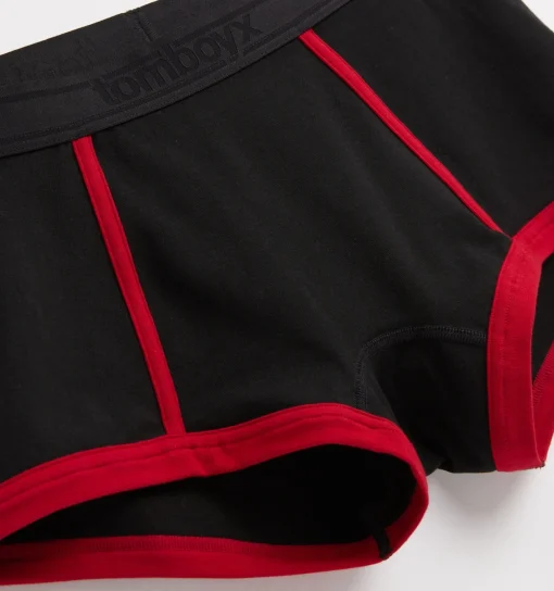 TomboyX Boy Shorts - Red Edge Sale
