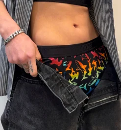 TomboyX Boy Shorts - Shark Frenzy Best