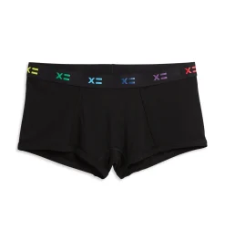 TomboyX Boy Shorts - TENCEL™ Modal Black X= Rainbow Sale