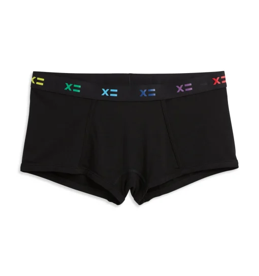 TomboyX Boy Shorts - TENCEL™ Modal Black X= Rainbow Sale