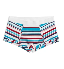 TomboyX Boy Shorts - Throwback Racer Stripes Outlet