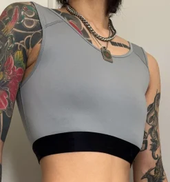 TomboyX Compression Top - Ultimate Gray New