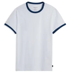 TomboyX Cotton Ringer Tee - White Hot