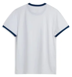 TomboyX Cotton Ringer Tee - White Hot