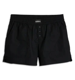 TomboyX Cotton Woven Boxer - Black Clearance