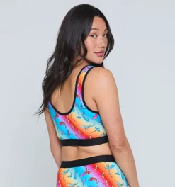 TomboyX Essentials Soft Bra - Pride Rainbow Dragon Best